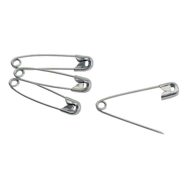 Grafco Safety Pins #3, 1.75" Long, 1440Ea/Bx (10Gr/Bx) 3039-3 C